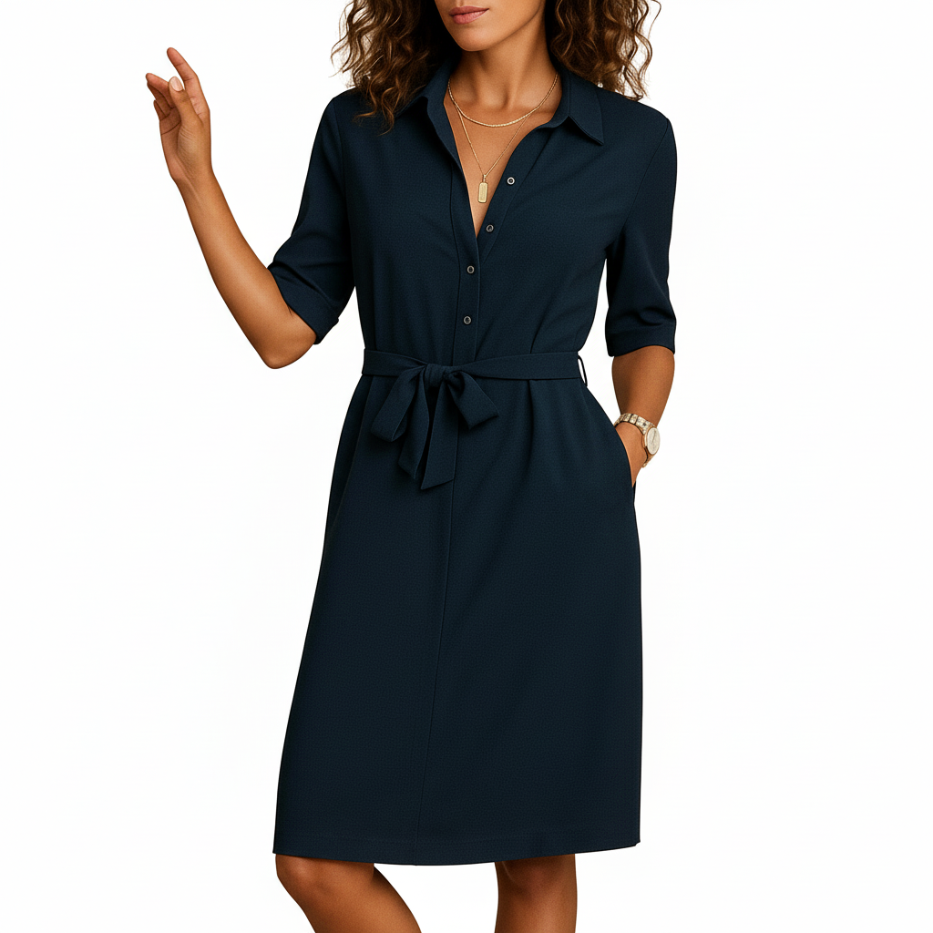 Women’s elegant modern dress suitable for various occasions