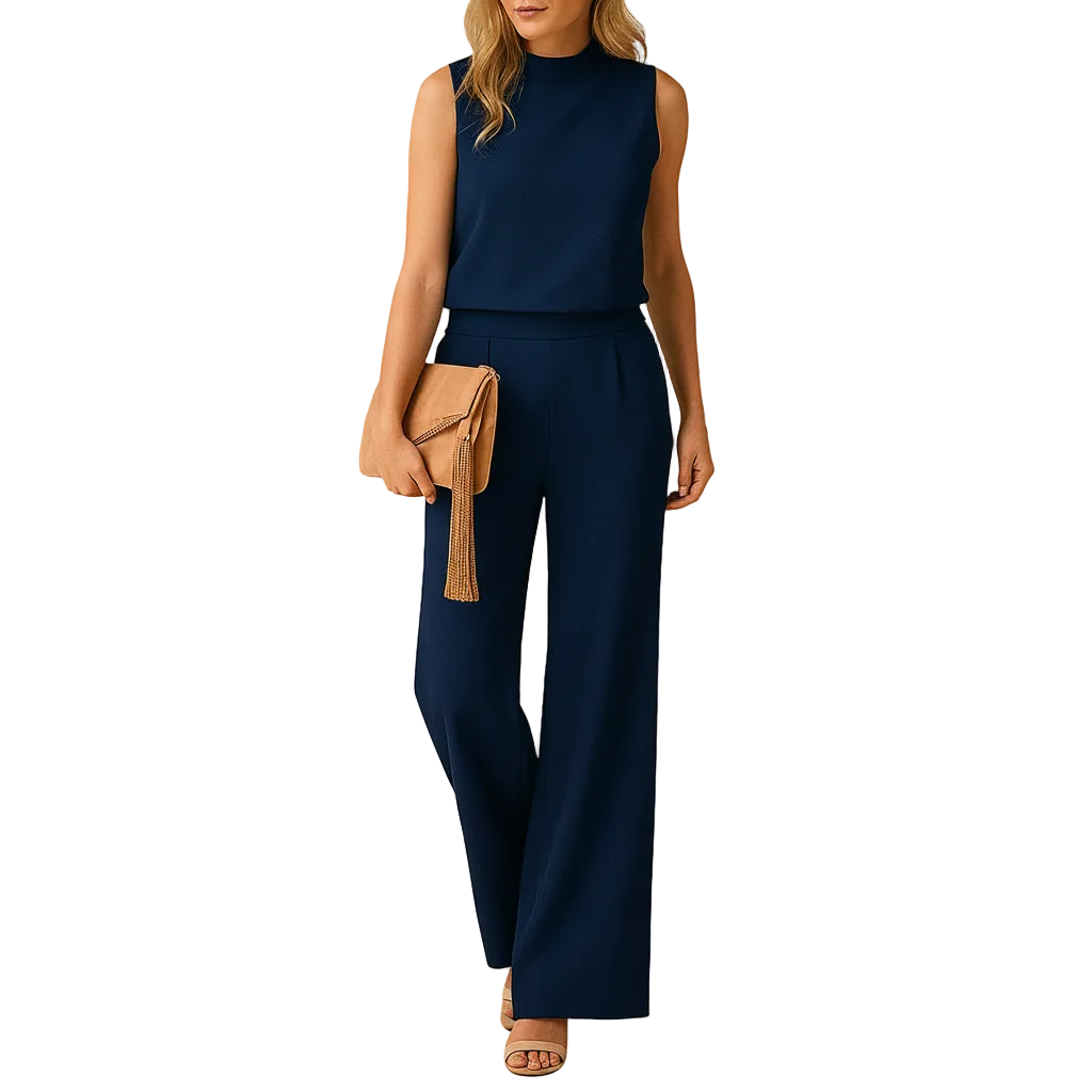 Women’s elegant formal wide-leg outfit