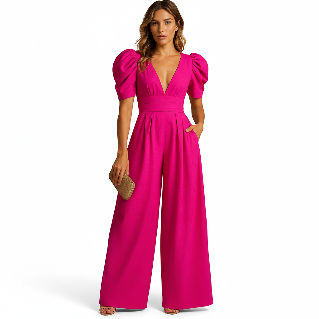 Women’s formal long jumpsuit style for special occasions
